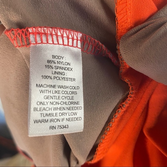 CYNTHIA ROWLEY Bright Color block Racerback Dress - Picture 8 of 8